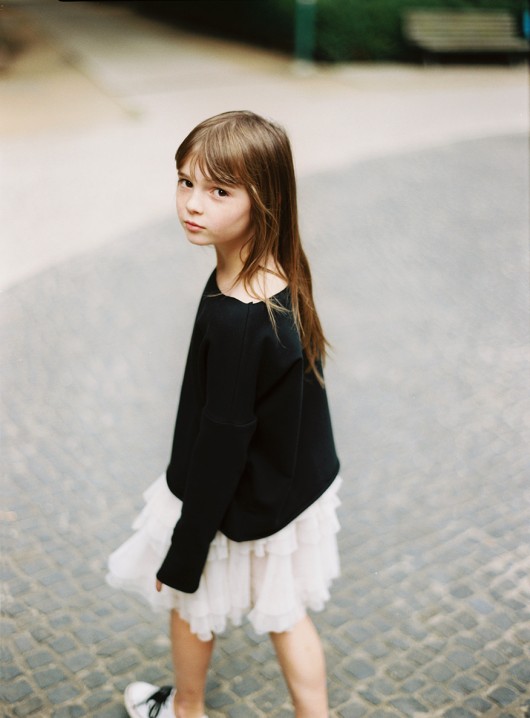 Bluza oversized -girl Black patkas