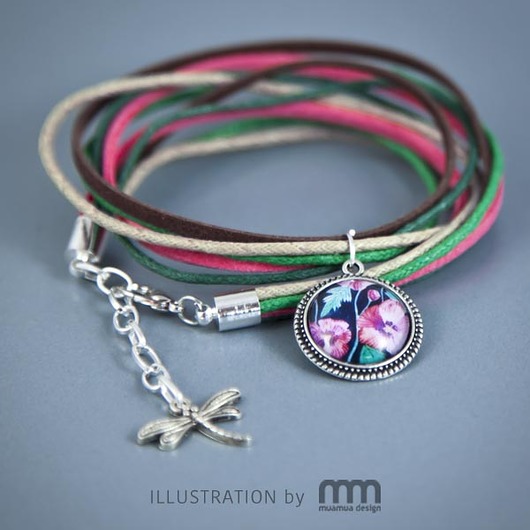 HIBISKUS bransoletka/naszyjnik muamua design