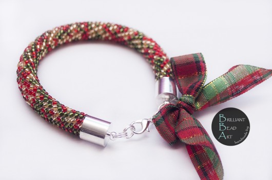 Beadingowa Bransoletka - Christmas BBA