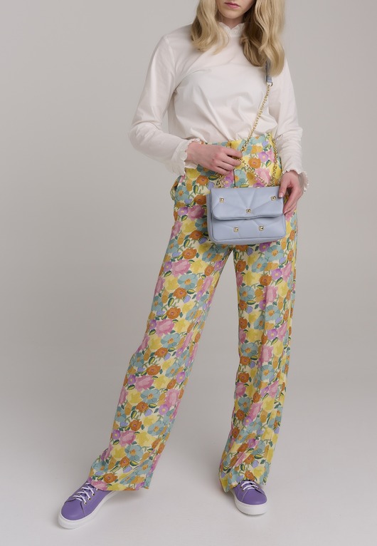 torby na ramię Torebka Skórzana Pikowana z Ćwiekami (6723)