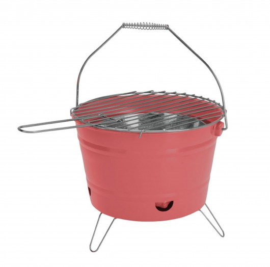 Grill wiaderko różowe MIA home