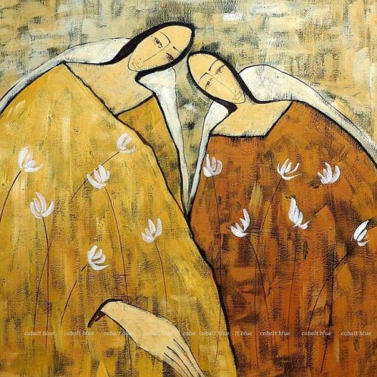 Malowane anioły cobalt