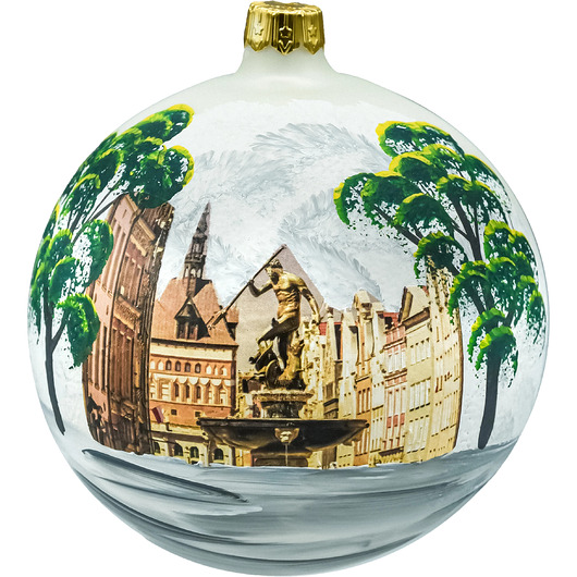 bombki Bombka okrągła szklana: Gdańsk