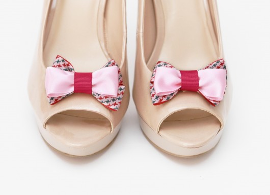 Royal Bow - Pink - klipsy do butów HowDoILook