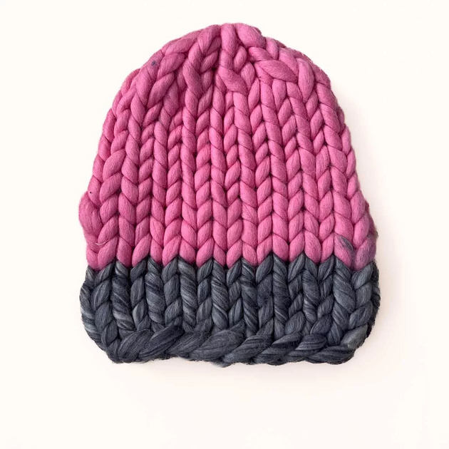 czapki damskie 100% MERINO CZAPKA neon