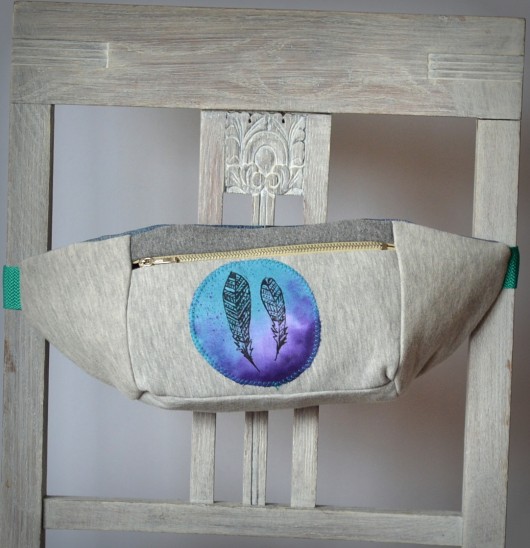 Nerka malowana ręcznie BOHO ivy style