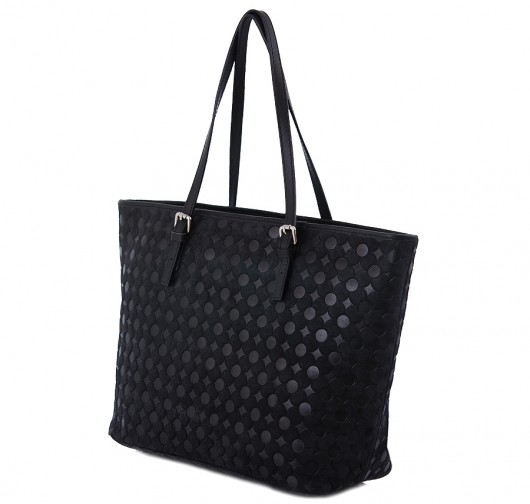 Elegancka torebka damska, Oliwia 01 Black Vera Bags