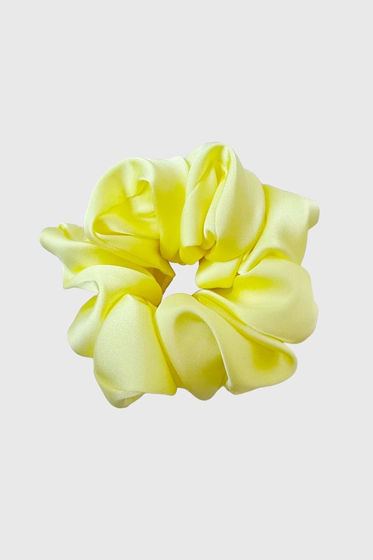 gumki do włosów Gumka do włosów masełkowa żółta Scrunchie Medium Citrone