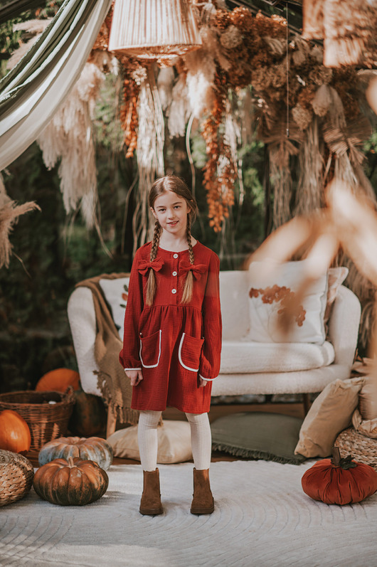 sukienki dla dziewczynki Sukienka autumn