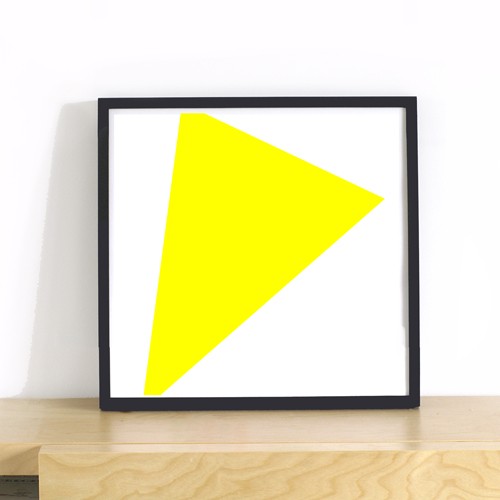 Plakat Yellow ONE MUG A DAY