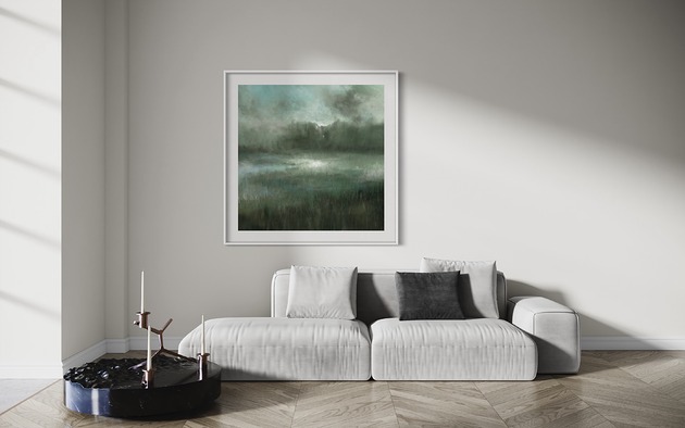grafiki i ilustracje Pejzaż 90x90 cm