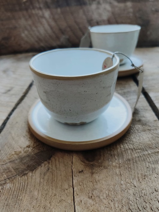 Ceramiczny zestaw kawowy dla dwojga Toskania POTPOTSTUDIO