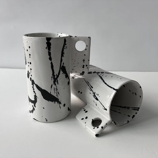 kubki Kubek #12 /white and black, 200 ml/ z serii Architecture