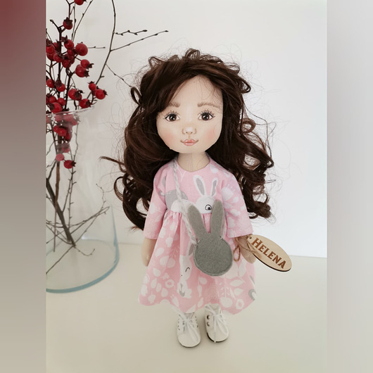 lalki Lalka handmade 35cm malowana  dostępna od ręki