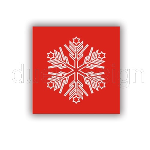 Magnes śnieżka 017  duet design Duet design