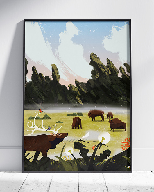 plakaty Plakat Puszcza Białowieska
