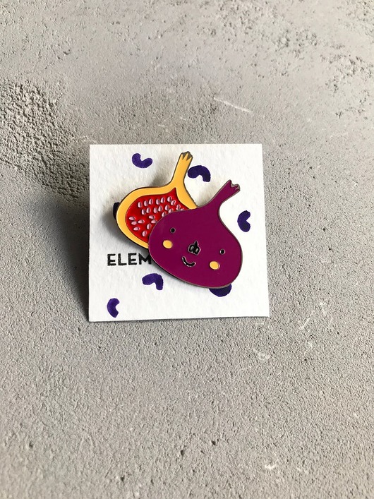 Pin metalowy Figa ELEMTHEBRAND