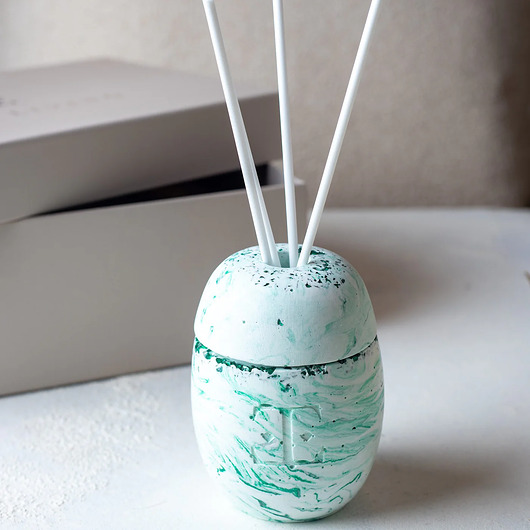 świeczniki i świece Dyfuzor w zestawie z patyczkami Apple Frost