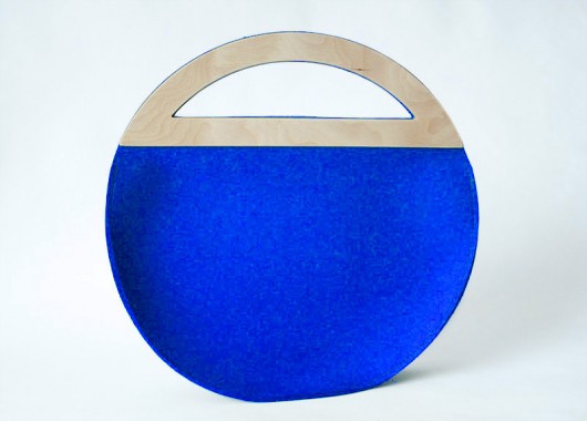 Round felt bag Chaber moo studio