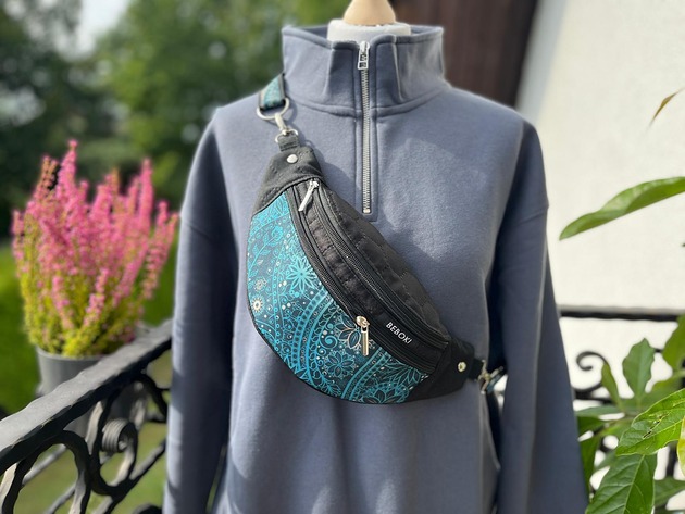 torebki różne Nerka M Turquoise Paisley + miniportfelik gratis