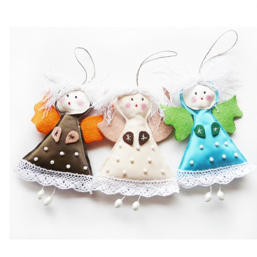 OKAZJA!!świąteczne  zawieszki ANIELISIE I handmadebyeli