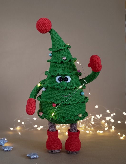 misie i maskotki Maskotka choinka, Ozdoba świąteczna, Prezent na Boże Narodzenie