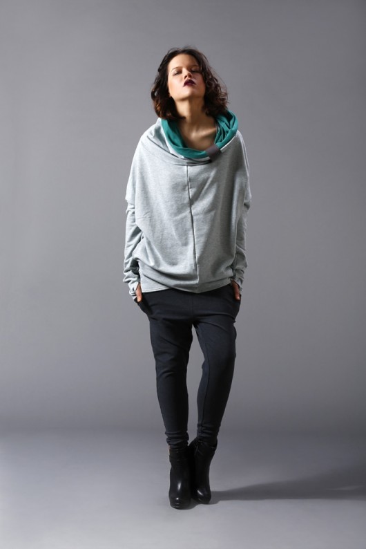 Nubee - QOM#02 - Bluza komin prosty  Nubee