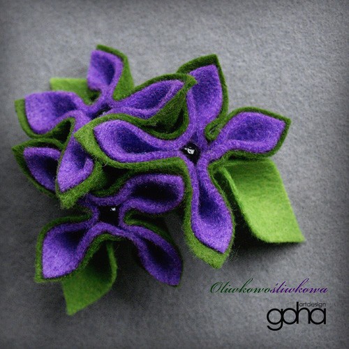 oliwkowośliwkowa-zamówienie FlowerFelt Design