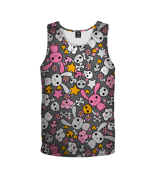 t-shirty dla chłopców Bokserka Top Boy DR.CROW Skull Rabbit