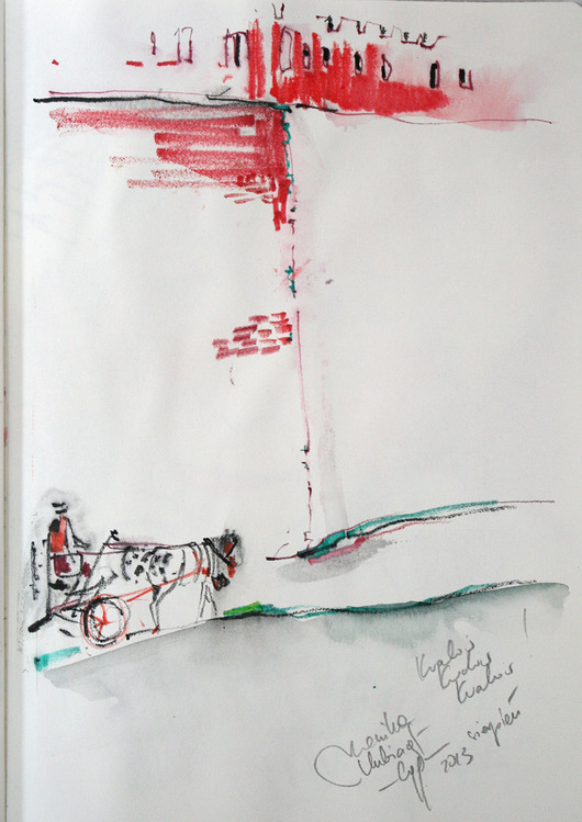 grafiki i ilustracje Kraków  - Wawel