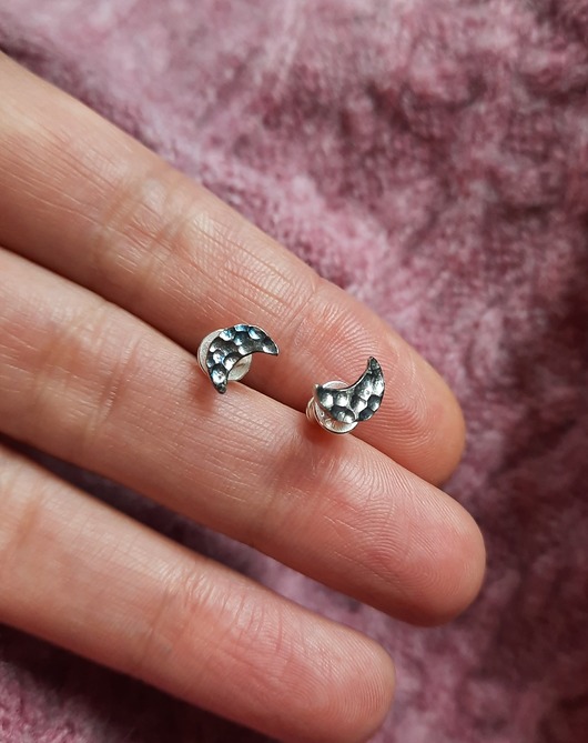 kolczyki srebrne Kolczyki srebrne MOON Sierpy