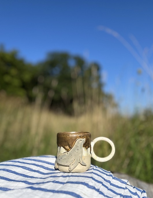 kubki Kubek ceramiczny z foczką