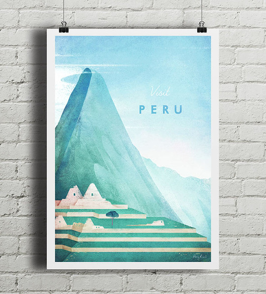 plakaty Peru - vintage plakat