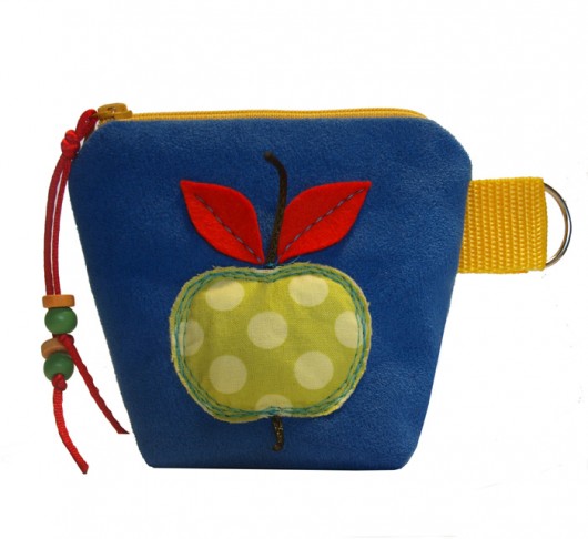  portfelik / etui - jabłuszko - multicolor MOONAXA