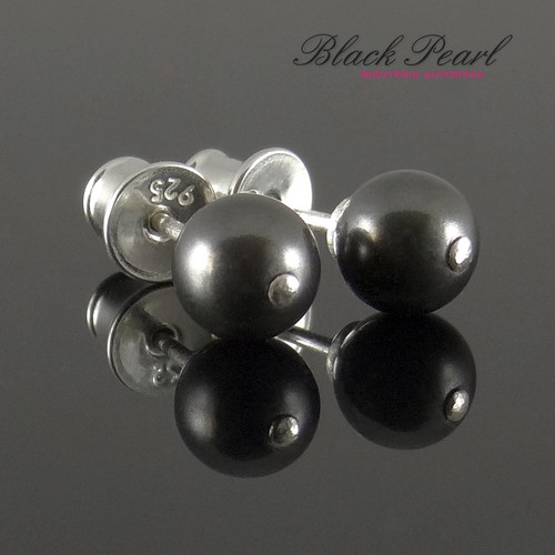 Black Mini - kolczyki Black Pearl
