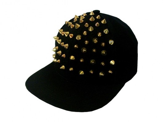 CZAPKA - ORIGINAL SNAPBACK HAT -Gold Spike Studs Exclussive Marks