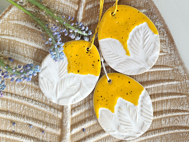 ozdoby wielkanocne Ceramiczne pisanki - ozdoby wielkanocne
