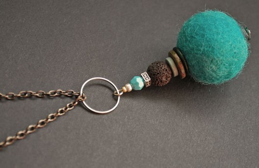 Felted - wisior  Buy or Die