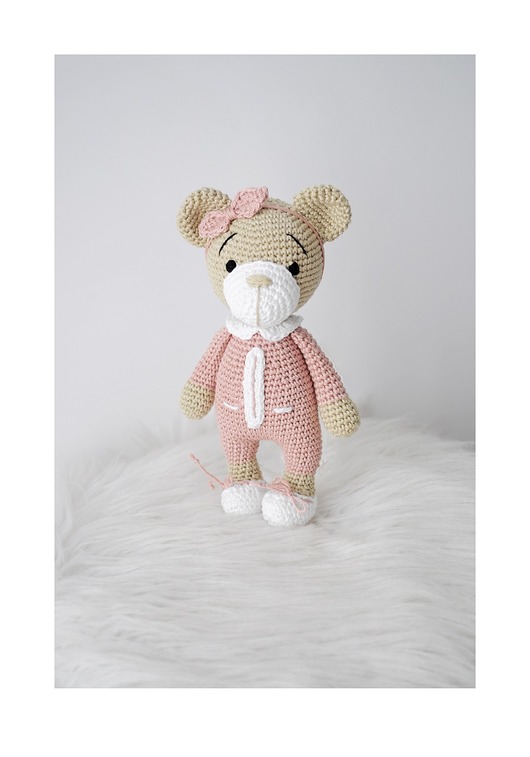 przytulanki dla niemowląt i dzieci Leniuch  - brudny róż