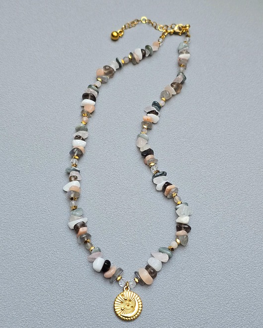 złote naszyjniki Naszyjnik Blask Księżyca