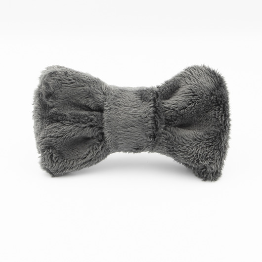 muszki i krawaty Mucha Fluffy Steel