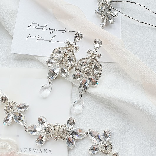 Kolczyki Swarovski Glam Maxi PiLLow Design