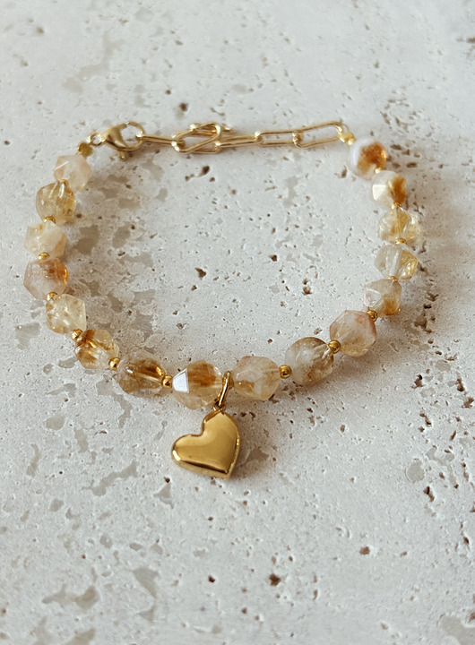 bransoletki z kamieni naturalnych Bransoletka Cytryn