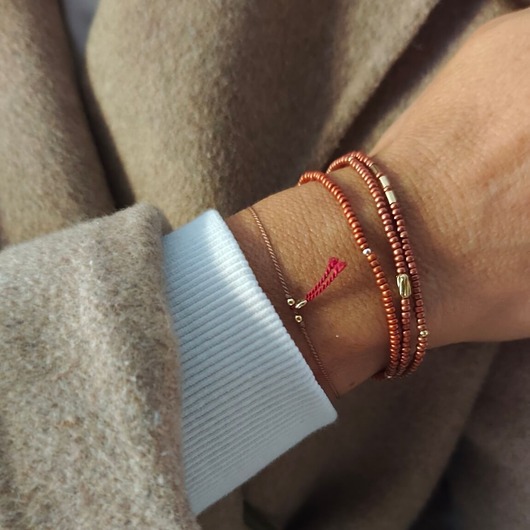 bransoletki na sznurku Bransoletka przyjaźni z chwostem