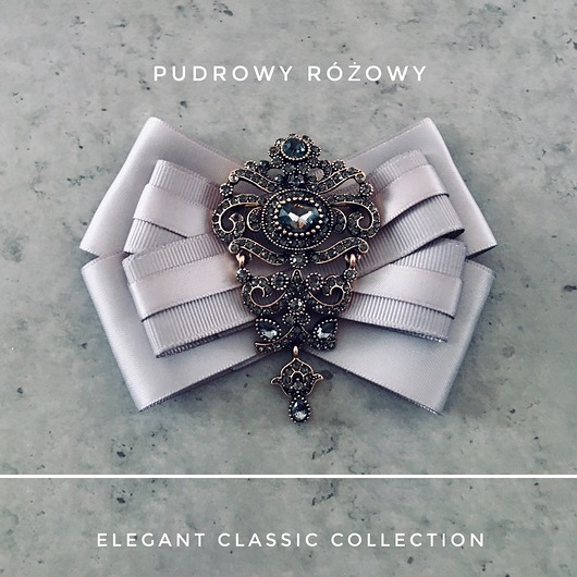 Brosza  Elegant Classic NEW 2021 Pudrowy Różowy