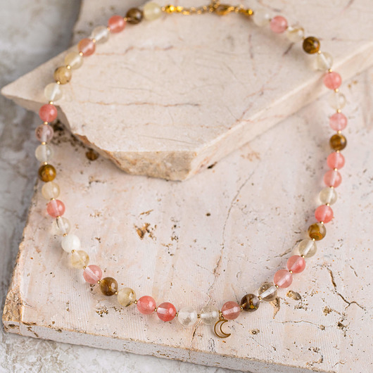 chokery Choker z kwarcu