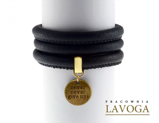 Strap & pendant NEVER,NEVER GIVE UP!. Lavoga