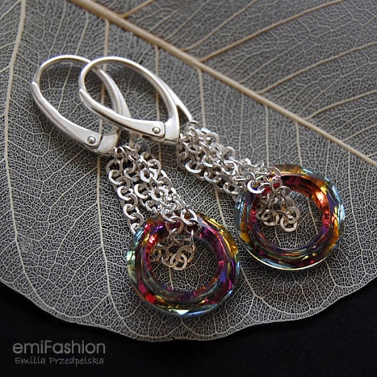 kryształ Swarovski Cosmic Ring Volcano MAREMI Jewelry