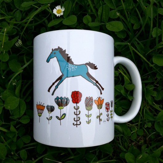 konik z cytatem ;-) Love Life and Forest