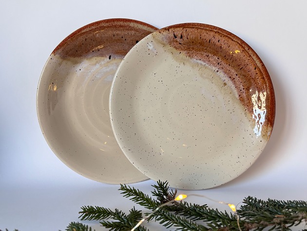 patery i talerze Talerzyki ceramiczne "Lisi ogon"